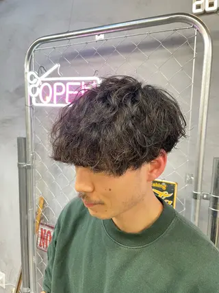 パーマ メンズ メンズサロンLOSS /rintaroのヘアスタイル