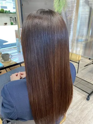 ロング 髪質改善 メンズパーマゆうひのヘアスタイル