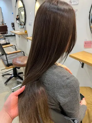 ロング カラー beleefric 🩵チセのヘアスタイル