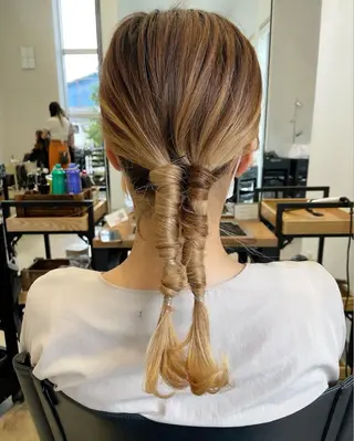 ミディアム カラー mir MIYUのヘアスタイル