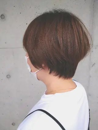 ショート 山田 智加のヘアスタイル