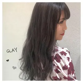 ロング カラー YUI𓍯ｴｸｽﾃ /ﾆｭｱﾝｽｶﾗｰのヘアスタイル