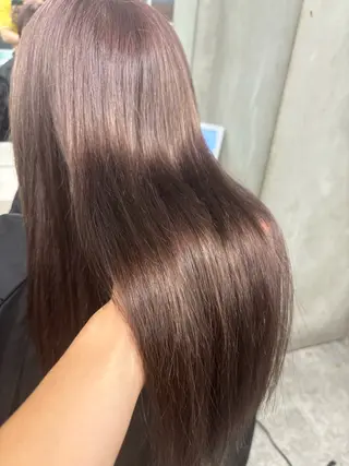 セミロング カラー ヘアアレンジ 💟Opus // Mizuki🐕のヘアスタイル