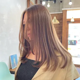 ロング カラー こいけ みきののヘアスタイル