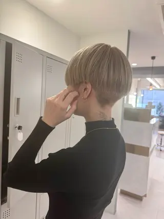 ショート 福田 美波のヘアスタイル
