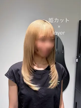 セミロング limitみづき🌙 カラーのヘアスタイル