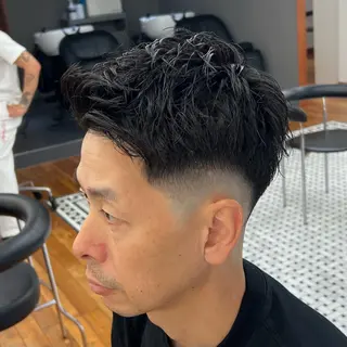 ショート メンズ メンズカット✂️ スキンフェード伊藤陸のヘアスタイル