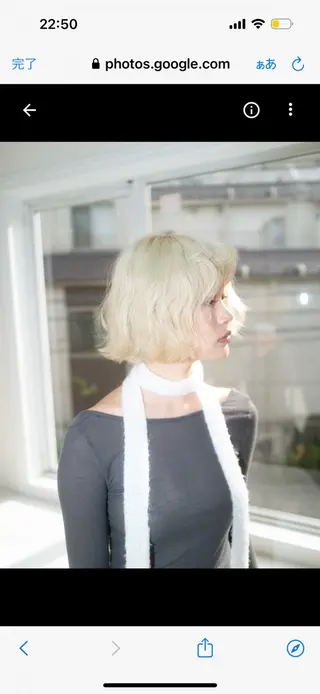 カラー 石川珠唯 neroのヘアスタイル