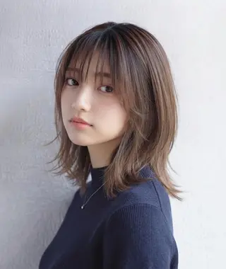 ミディアム 似合わせカット 銀座/アライ カズヤのヘアスタイル