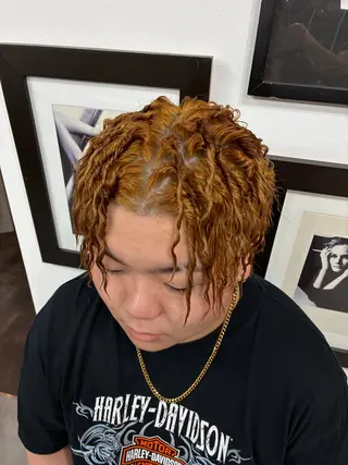 パーマ メンズ FJ Kaminokeのヘアスタイル