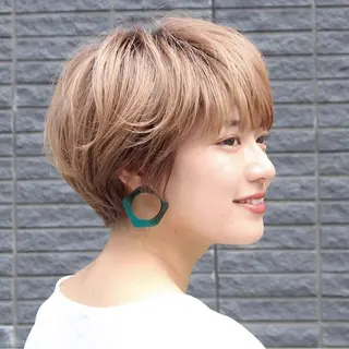 ショート 山野 稚奈のヘアスタイル