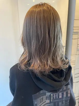ミディアム カラー 美髪形成!色素改善! 秋田 和輝のヘアスタイル