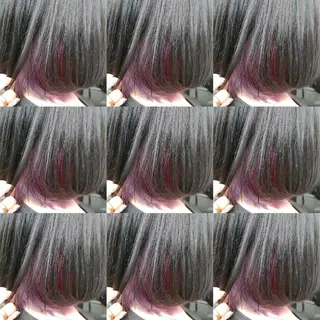 ミディアム カラー たき  あいみのヘアスタイル
