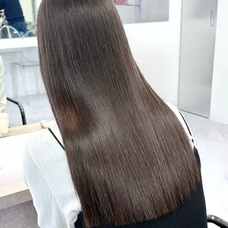 髪質改善/縮毛矯正/ ブリーチなしカラーのヘアスタイル