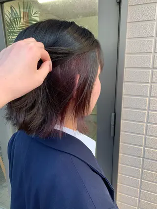 ショート 🫧美髪矯正🫧透明 感カラー🫧チサトのヘアスタイル