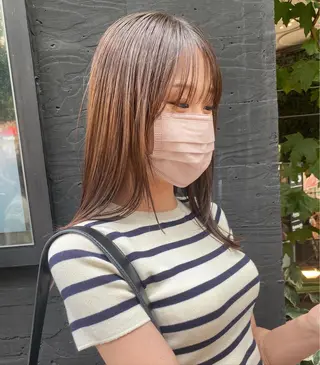 ロング やまもと さえのヘアスタイル