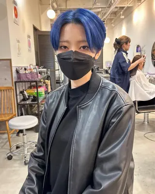 ショート ハイトーン特化⭐️ 飯田大樹のヘアスタイル