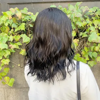 ミディアム カラー 髪質改善 RYOのヘアスタイル
