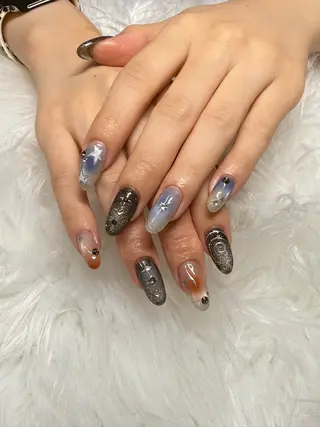 ネイル 🌏AURORA | RiRi🪐のネイルデザイン