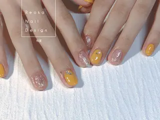 ミディアム ネイル Blowe ニュアンスのネイルデザイン