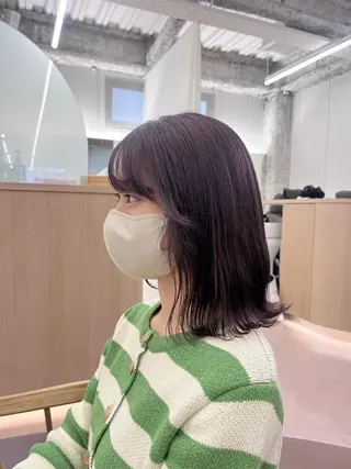 ミディアム カラー 暖色カラー／ ヘアセット🌛櫻井舞のヘアスタイル
