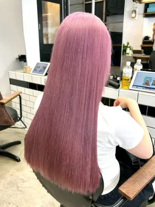 ロング カラー 🇨🇳ハイトーン ワンホン🇰🇷ななのヘアスタイル