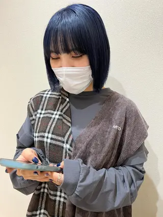 ショート カラー 外国人対応 佐久間のヘアスタイル