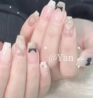 ネイル 長いだし/スカルプ/ パラシェルN.oneのネイルデザイン