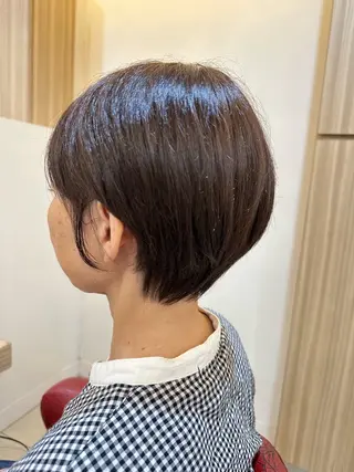 ショート ナチュラルヘア 神田一瑳のヘアスタイル