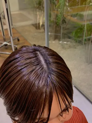 カラー 中尾 文哉のヘアスタイル