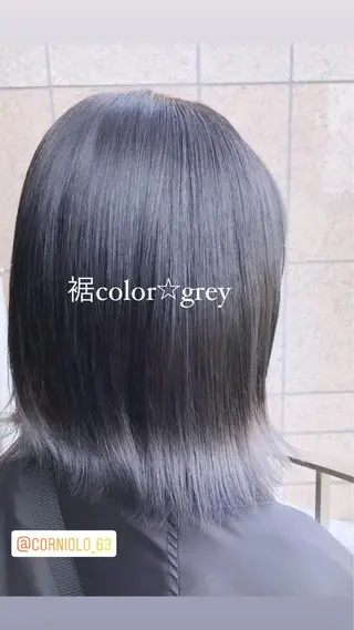 ミディアム カラーアンドケアリタ kitamuuuのヘアスタイル