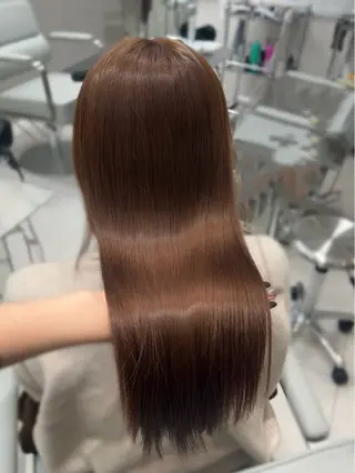ロング YUNA /栄/透明感カラーのヘアスタイル