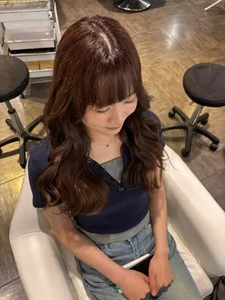 ロング TSUKASA カラーモデル募集中のヘアスタイル