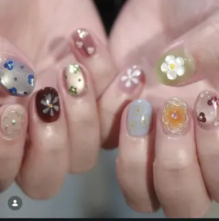 ネイル K.bi_nail ネイル長さ出し専門店のネイルデザイン