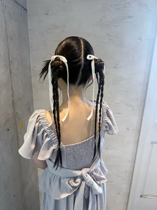 ヘアアレンジ はやしほのか| ヘアセット×カラーのヘアスタイル