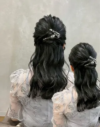 セミロング 藤原 史江のヘアスタイル