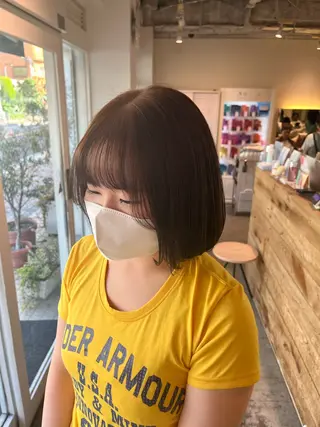ミディアム カラー ルナᯓ☆/ ブリーチモデル募集中のヘアスタイル