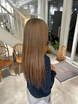 ロング カラー 篠原 若奈のヘアスタイル