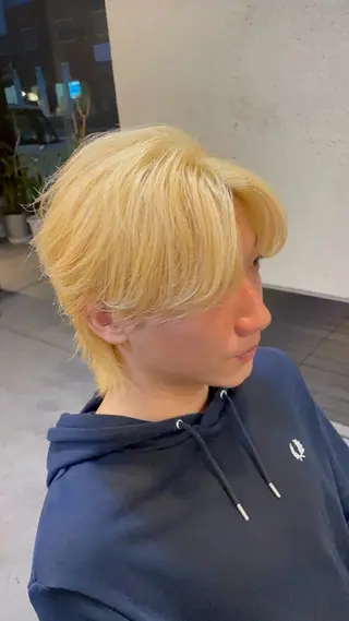 カラー メンズ 松本 剛成のヘアスタイル