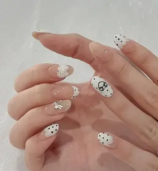 ネイル By moonネイル 🌷ワンホン/韓国風のネイルデザイン