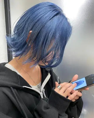 ミディアム カラー ヘアアレンジ メンズ 【池袋/スパイキー ショート】ⓝⓘⓜⓤのヘアスタイル