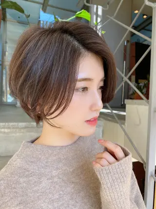 ショート 🌟モテ髪ショート 🌟店長 津賀涼のヘアスタイル