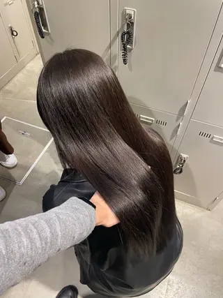 カラー ヘアアレンジ 🖤艶髪／髪質改善 横浜美容室／ゆりのヘアスタイル