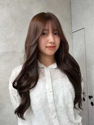 ロング RIO/ チャンモリパーマ💞のヘアスタイル