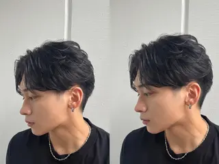 パーマ メンズ 【メンズ特化】池袋 韓国スタイル飯塚のヘアスタイル