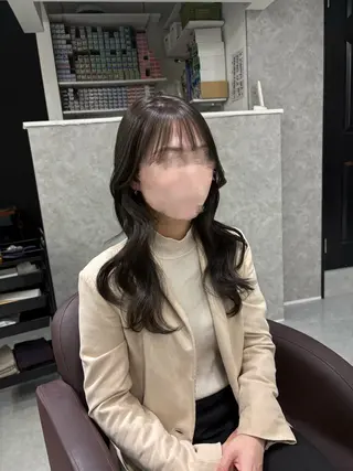 セミロング あい❤︎ /韓国巻き/レイヤーのヘアスタイル