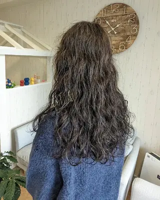 ロング パーマ マルキーズ Sacoのヘアスタイル