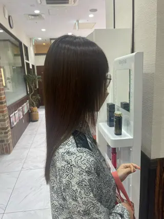 ロング 森田 明日香のヘアスタイル