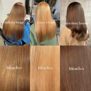 ロング カラー ムラ修正/ ハイトーン💖Riaのヘアスタイル
