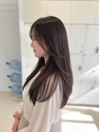 ロング パーマ 金子 直樹のヘアスタイル
